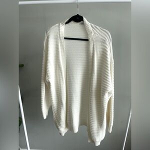 Dex Knitted Oversized Ivory Cardigan Size XL